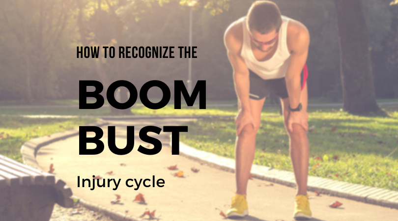 Injured runner facing the boom bust injury cycle