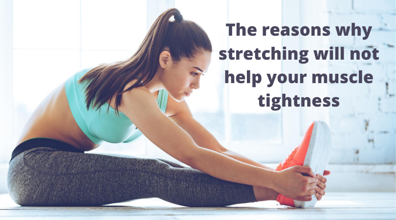 running stretching for muscle tightness and blog title