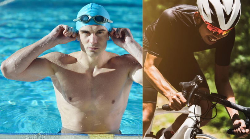 adaptation explained swimmer compared to cyclist